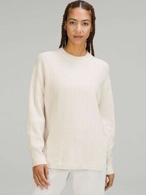 #341. lululemon Merino Wool-blend Ribbed Crewneck Sweater. MSRP $128